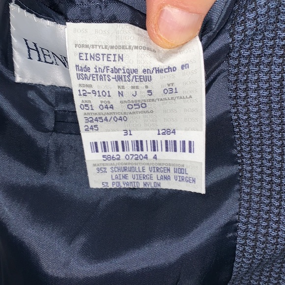 Hugo Boss Einstein sports jacket size 50 EU or 40 US excellent used condition - Picture 9 of 11